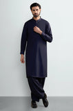 Navy Blue Wash & Wear Shalwar Kameez