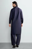 Navy Blue Wash & Wear Shalwar Kameez