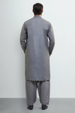 Dark Brown Wash & Wear Shalwar Kameez