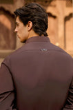 Dark Brown Wash & Wear Shalwar Kameez