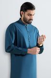 Blue Cotton Shalwar Kameez