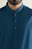 Blue Cotton Shalwar Kameez