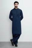 Navy Blue Cotton Shalwar Kameez