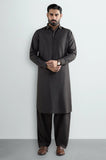 Dark Brown Wash & Wear Shalwar Kameez