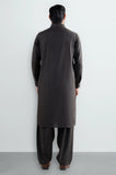 Dark Brown Wash & Wear Shalwar Kameez