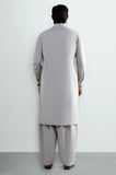 Beige Cotton Shalwar Kameez