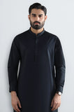 Black Cotton Shalwar Kameez
