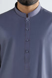 Dark Grey Cotton Shalwar Kameez