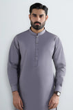 Grey Cotton Shalwar Kameez