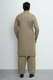 Khaki Cotton Shalwar Kameez