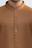 Brown Cotton Shalwar Kameez