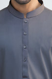 Dark Grey Cotton Shalwar Kameez