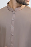 Light Brown Cotton Shalwar Kameez