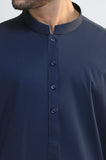 Navy Blue Cotton Shalwar Kameez