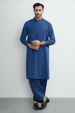 Royal Blue Cotton Shalwar Kameez