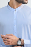 Sky Blue Cotton Shalwar Kameez