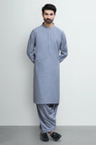 Ash Grey Wash & Wear Shalwar Kameez