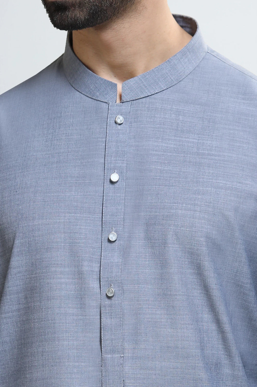 Ash Grey Wash & Wear Shalwar Kameez