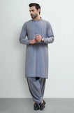 Light Grey Wash & Wear Shalwar Kameez