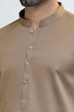 Brown Cotton Shalwar Kameez