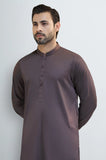 Coffee Brown Cotton Shalwar Kameez