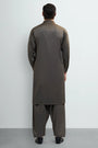 Dark Brown Cotton Shalwar Kameez