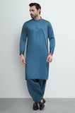 Dark Green Cotton Shalwar Kameez