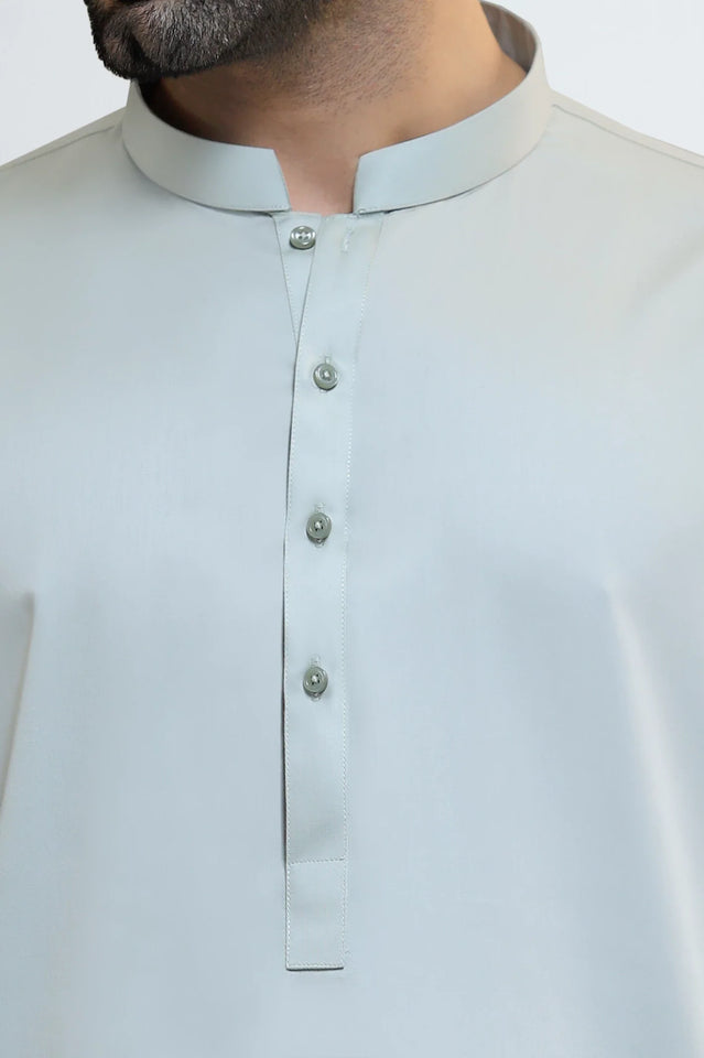 Light Green Cotton Shalwar Kameez