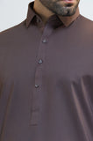 Coffee Brown Cotton Shalwar Kameez