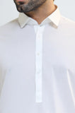 Off White Cotton Shalwar Kameez