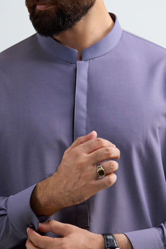Grey Wash & Wear Shalwar Kameez