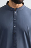 Dark Grey Wash & Wear Shalwar Kameez