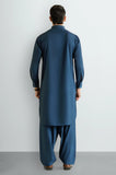 Dark Blue Wash & Wear Shalwar Kameez