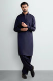 Navy Blue Wash & Wear Shalwar Kameez