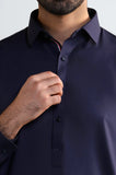 Navy Blue Wash & Wear Shalwar Kameez