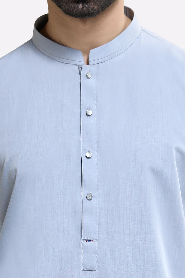 Grey Wash & Wear Shalwar Kameez