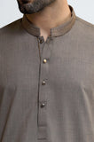 Brown Wash & Wear Shalwar Kameez