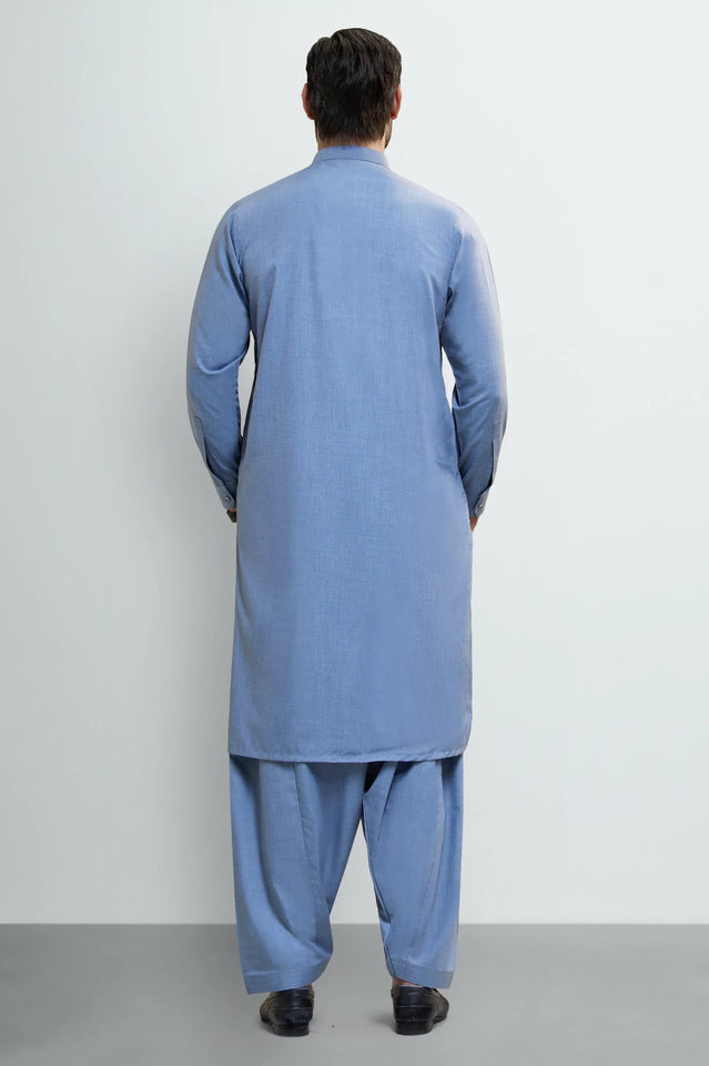 Light Blue Wash & Wear Shalwar Kameez