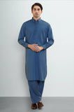 Blue Wash & Wear Shalwar Kameez