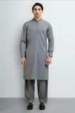 Light Grey Wash & Wear Shalwar Kameez