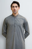 Light Grey Wash & Wear Shalwar Kameez