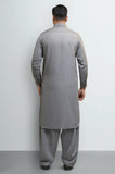 Light Grey Wash & Wear Shalwar Kameez