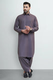Brown Wash & Wear Shalwar Kameez