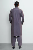 Brown Wash & Wear Shalwar Kameez