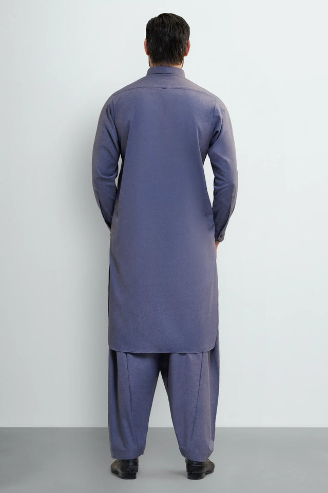 Blue Wash & Wear Shalwar Kameez