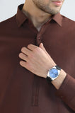 Rust Wash & Wear Shalwar Kameez