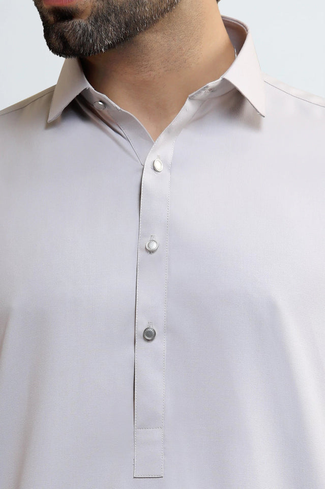 Beige Wash & Wear Shalwar Kameez