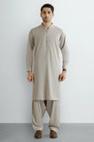 Light Beige Wash & Wear Shalwar Kameez