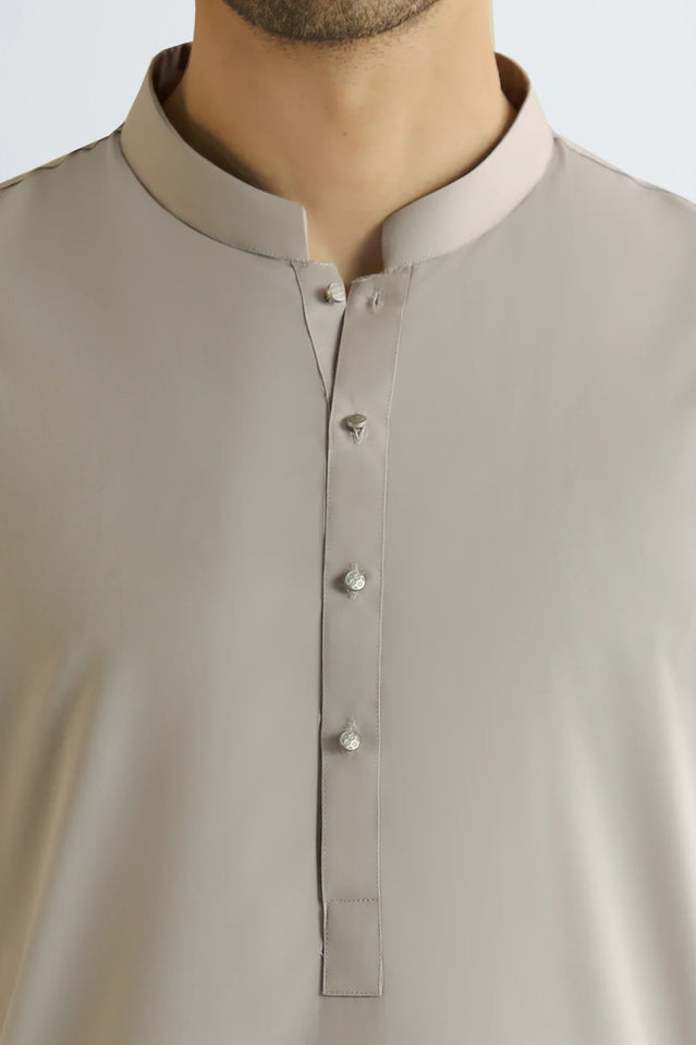 Light Beige Wash & Wear Shalwar Kameez
