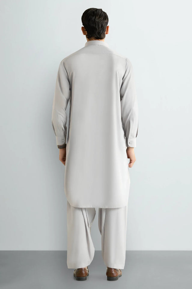 Light Beige Wash & Wear Shalwar Kameez